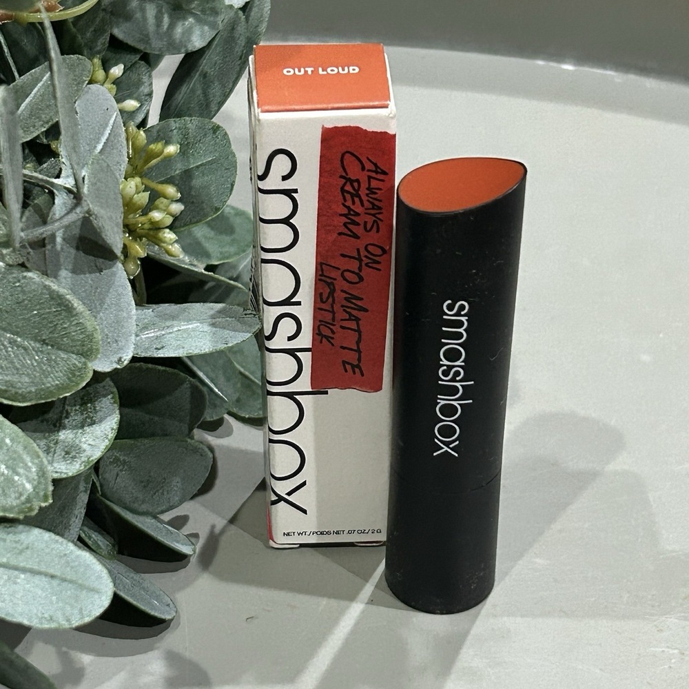 SMASHBOX Always On Cream To‎ Matte Lipstick 'Out Loud' 0.07oz/2G .NIB
